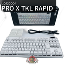 Logicool Keyboard Body G Pro X Tkl Rapid G-Pkb-Tkl-Rtwh 35G Lightsync