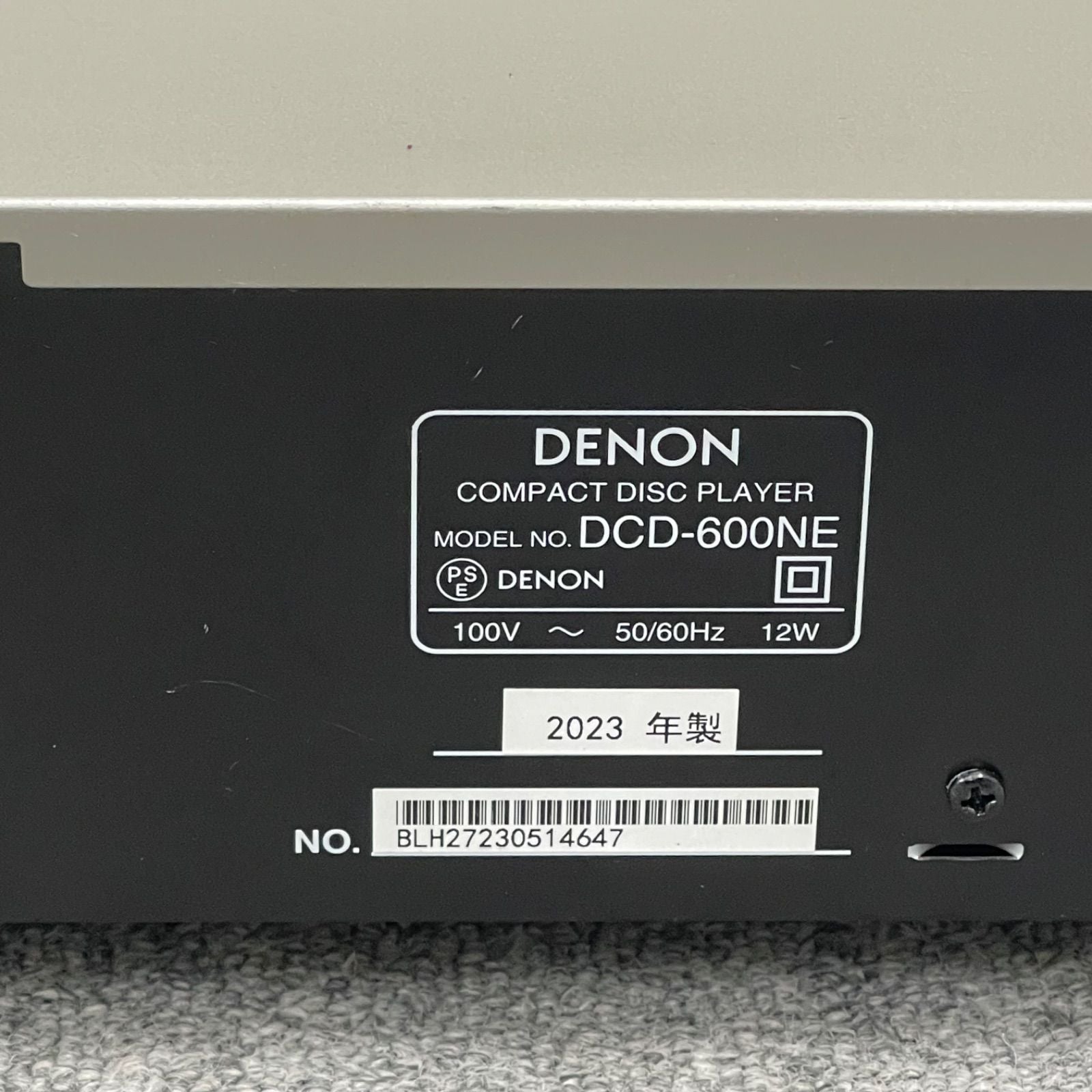 Denon Cd Sacd Player Npa 2023 Dcd-600Ne