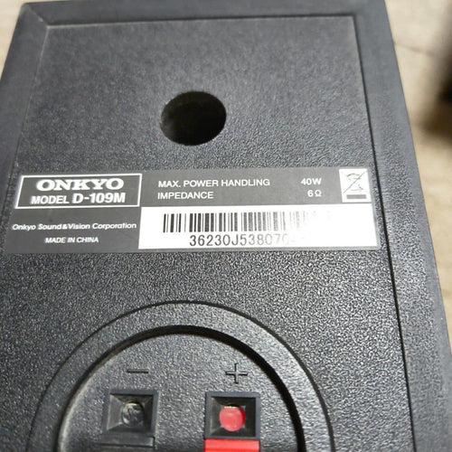 Onkyo Surround Speakers, Rear Soundbars D-077C D-109M 5