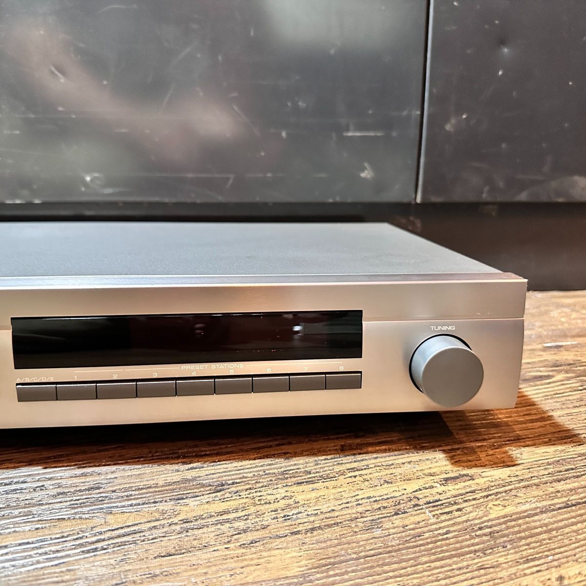 Yamaha Radio Tuner Tx-480 Natural Sound Am/Fm Stereo Fm/Am Silver Black
