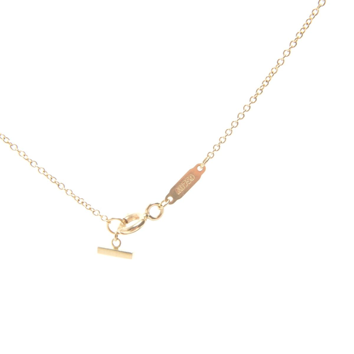 Tiffany Necklace Tiffany&Co. Au750 T