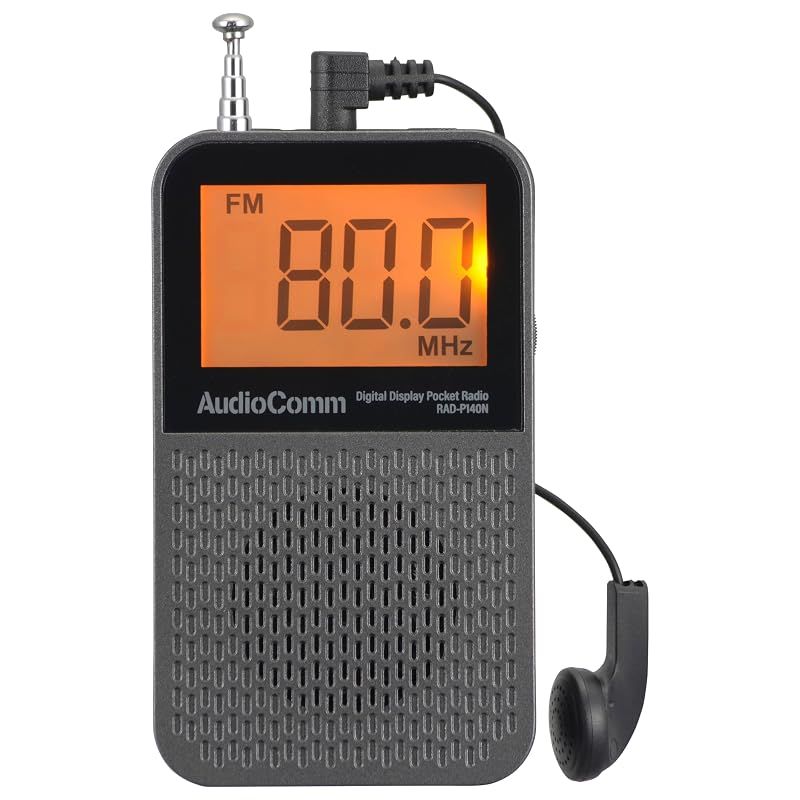 Portable Tv (Ohm) Audiocomm Fm Rad-P140N 03-7246 1