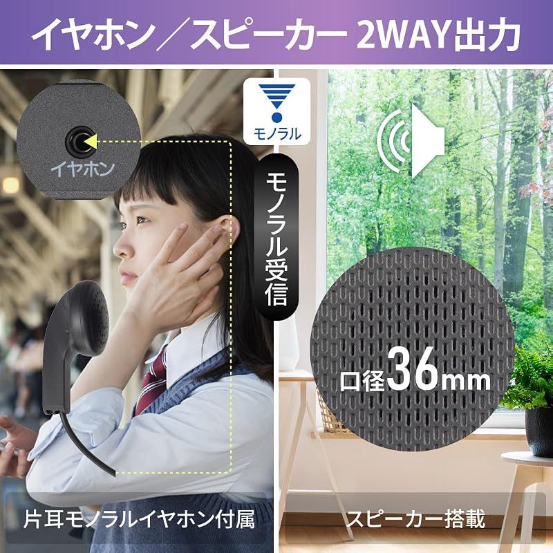 Portable Tv (Ohm) Audiocomm Fm Rad-P140N 03-7246 0
