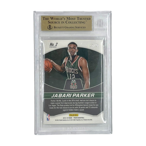 Nba Panini Prizm Green Jabari Parker 14/25 #2 It1