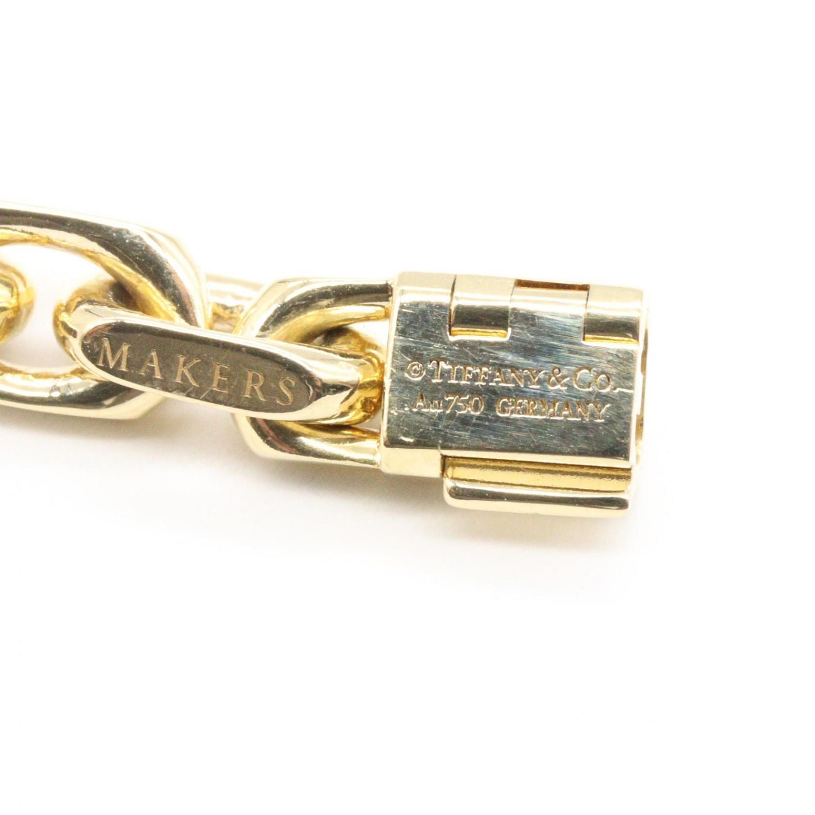 Tiffany Bracelet Co 1837 19.5 K18 Used A