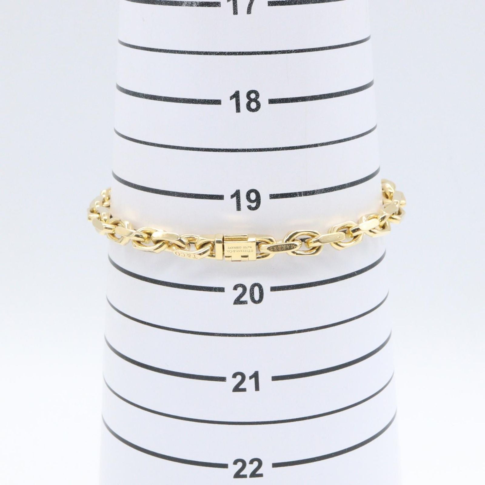 Tiffany Bracelet Co 1837 19.5 K18 Used A