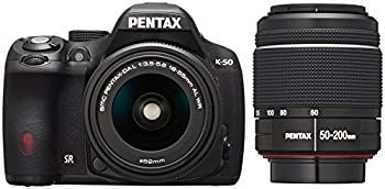 Digital Slr Ricoh Pentax K-50 Dal18-55Mmwr Dal50-200Mmwr Wzoom Kit Black 10907