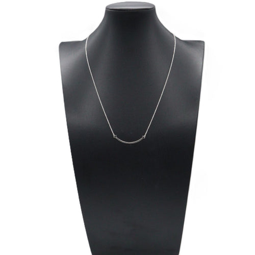 Tiffany Necklace Co T 40/45 K18Wg Used A