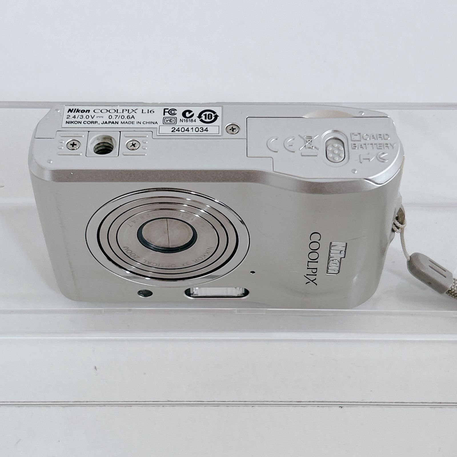 Nikon Compact Digital Camera Coolpix L16 Sd Arcanra1505