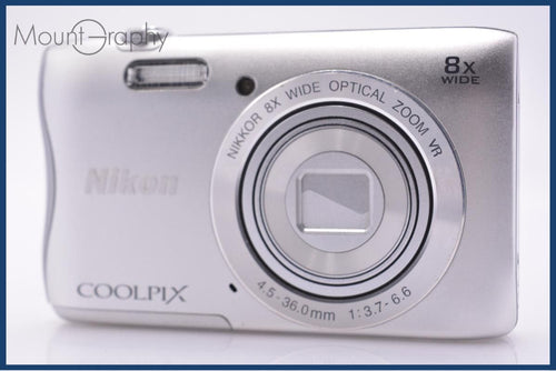 Compact Digital Camera Nikon Coolpix S3700 8X #Am7602