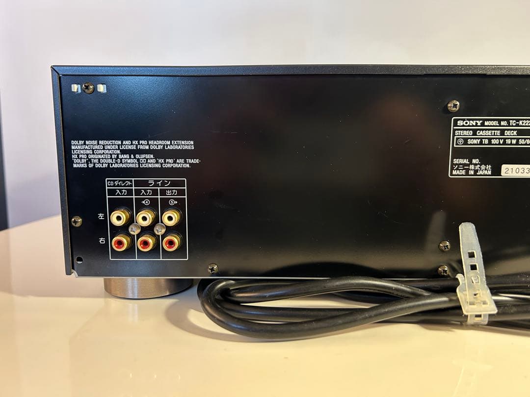 Sony Cd, Md Cassette Decks Tc-K222Esg