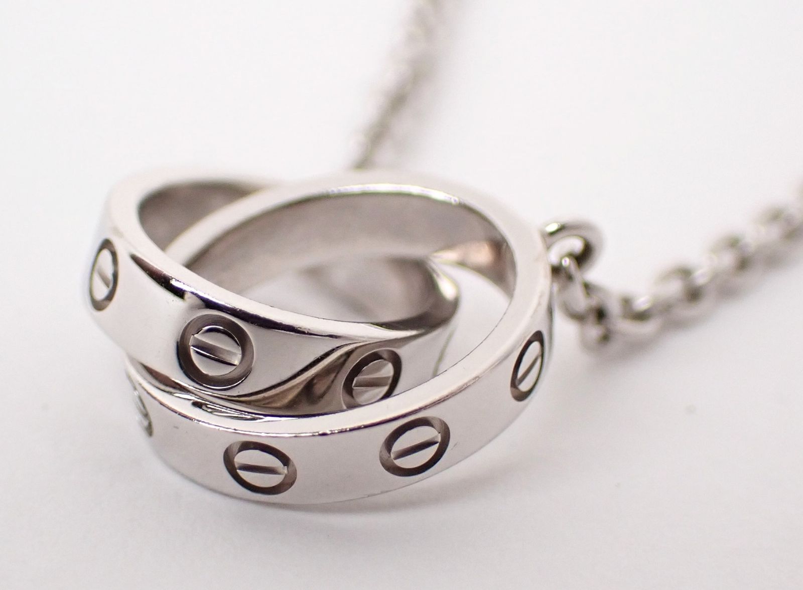 Cartier Necklace K18Wg 7.4G