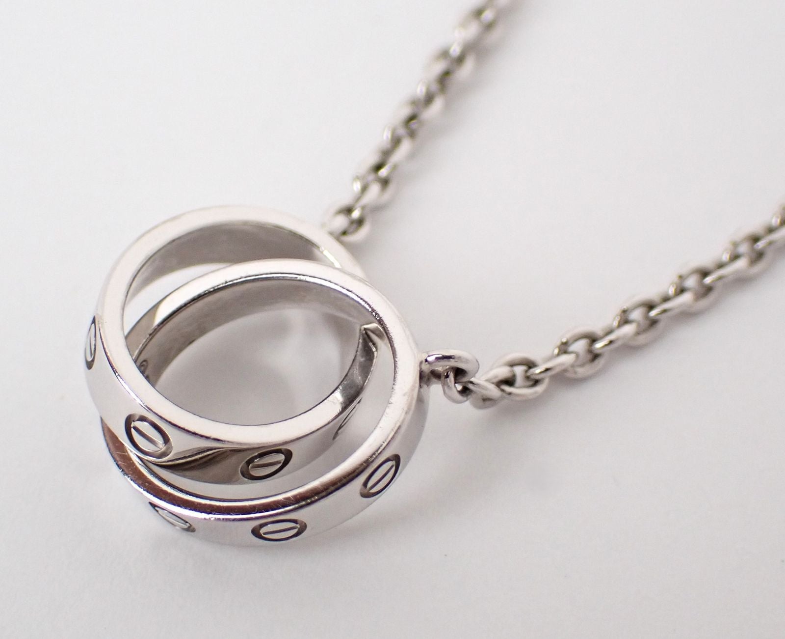 Cartier Necklace K18Wg 7.4G