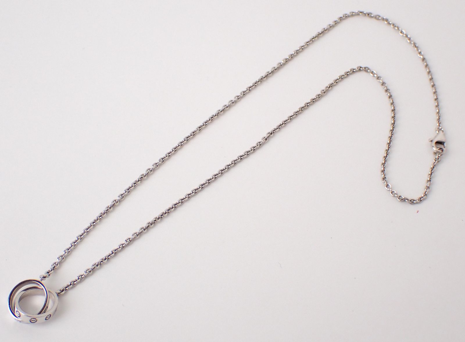 Cartier Necklace K18Wg 7.4G