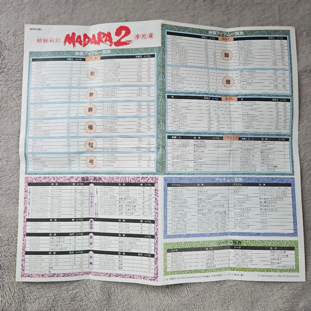 Konami Games Madara 2