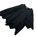 Black Comme Des Garcons Knit Sweater 23Ss Cutting Sleeve Acrylic 1K-N004 S