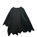 Black Comme Des Garcons Knit Sweater 23Ss Cutting Sleeve Acrylic 1K-N004 S