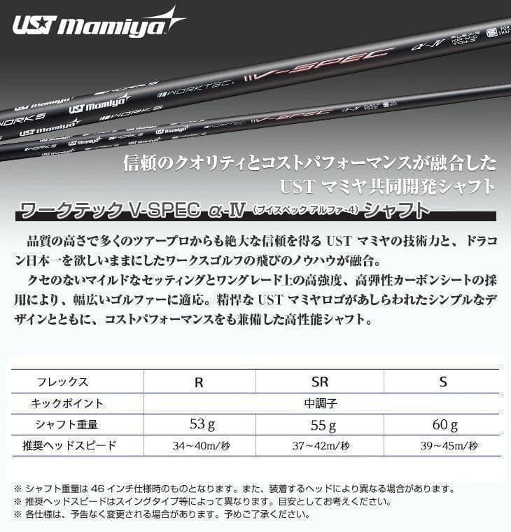 Works Golf Drivers Max1.7 Ust
