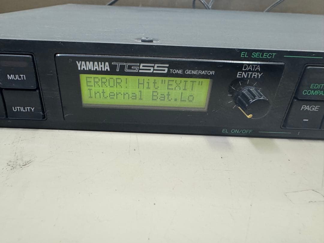 Recording Effector Yamaha Tg55