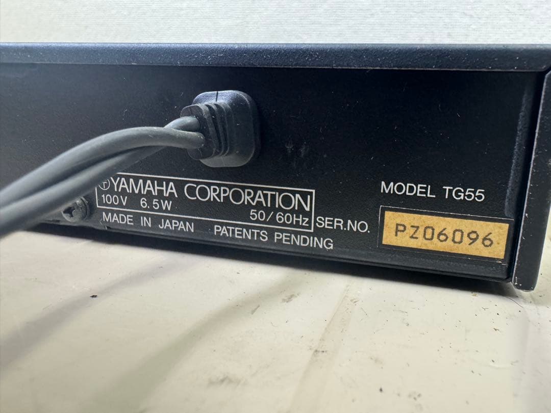 Recording Effector Yamaha Tg55
