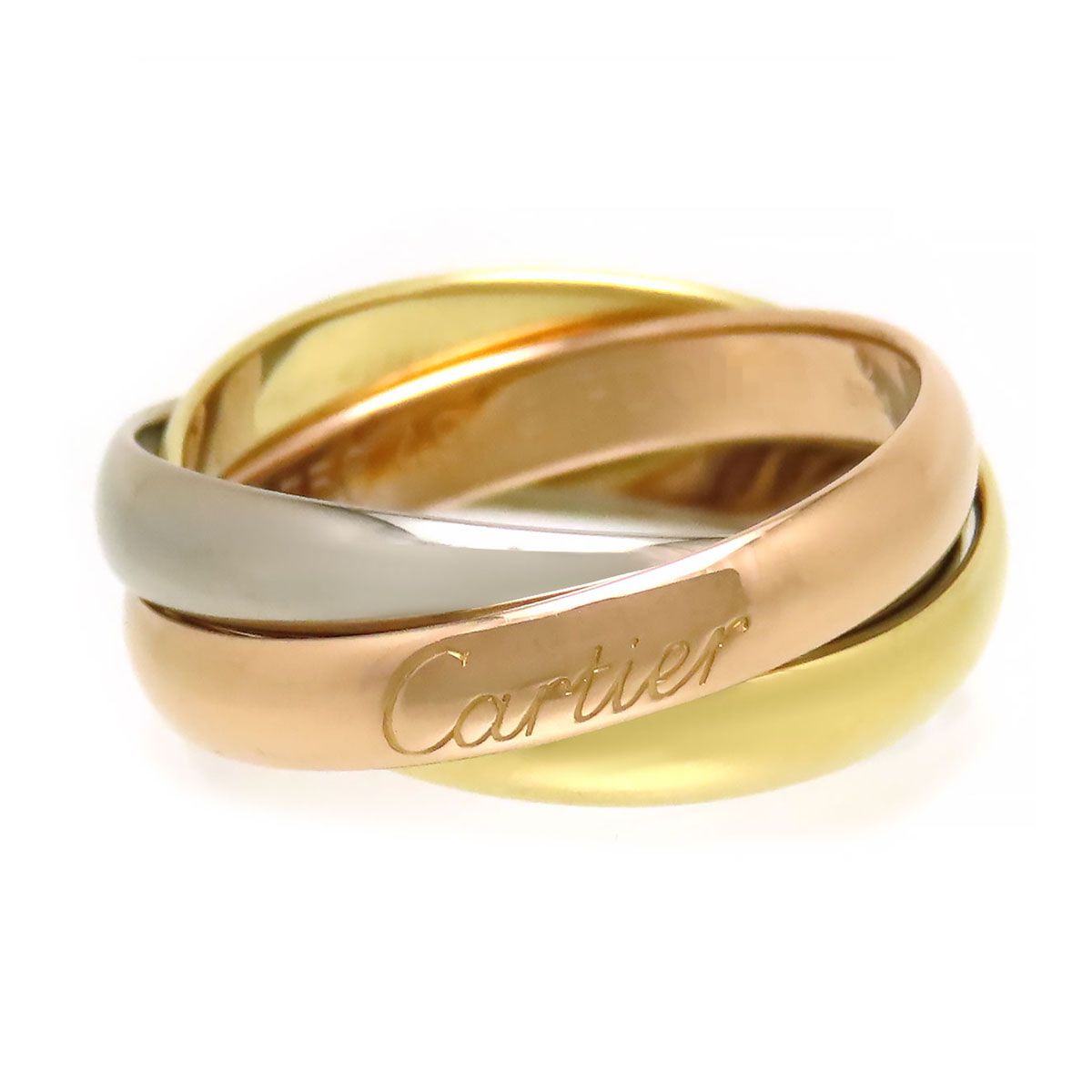 Cartier Ring #49 B4234249 750 (K18Wg K18Yg K18Pg)