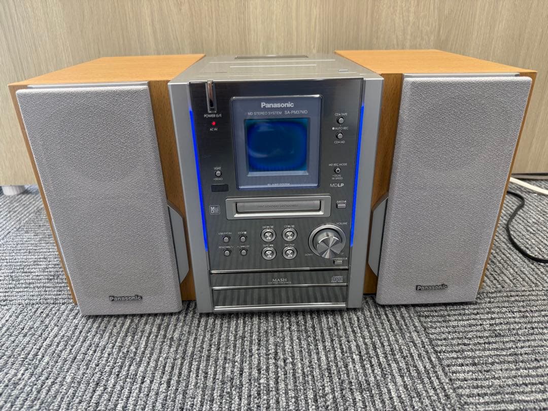 Panasonic Cd, Md Cassette Decks Sa-Pm37Md