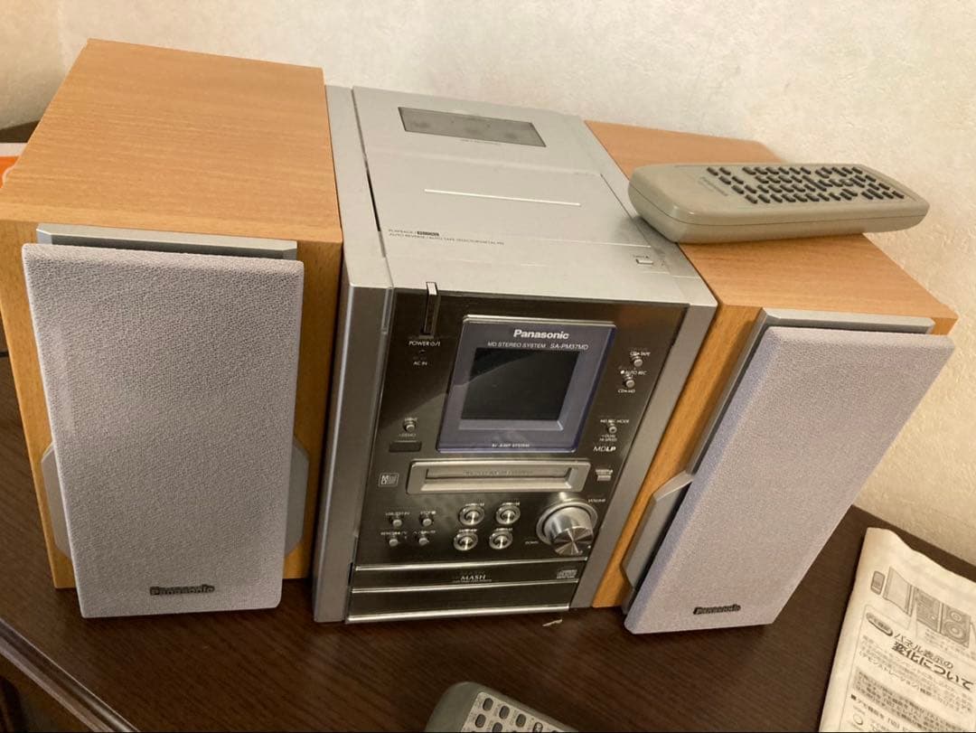 Panasonic Cd, Md Cassette Decks Sa-Pm37Md