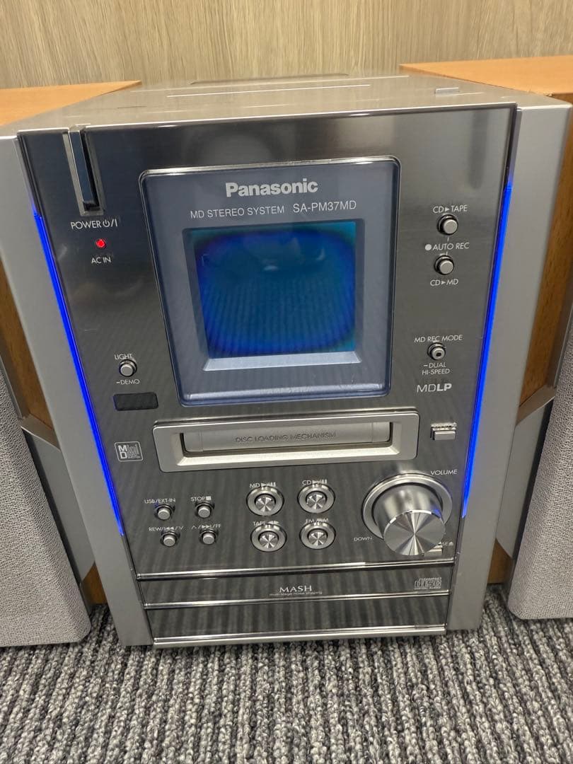 Panasonic Cd, Md Cassette Decks Sa-Pm37Md