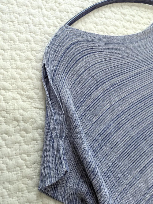 Issey Miyake Sleeveless 1325 22Ss Peek Link Knit