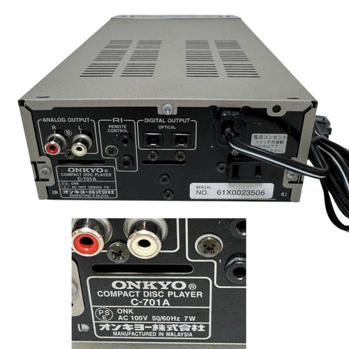 Onkyo Cd, Md Cassette Decks C-701A