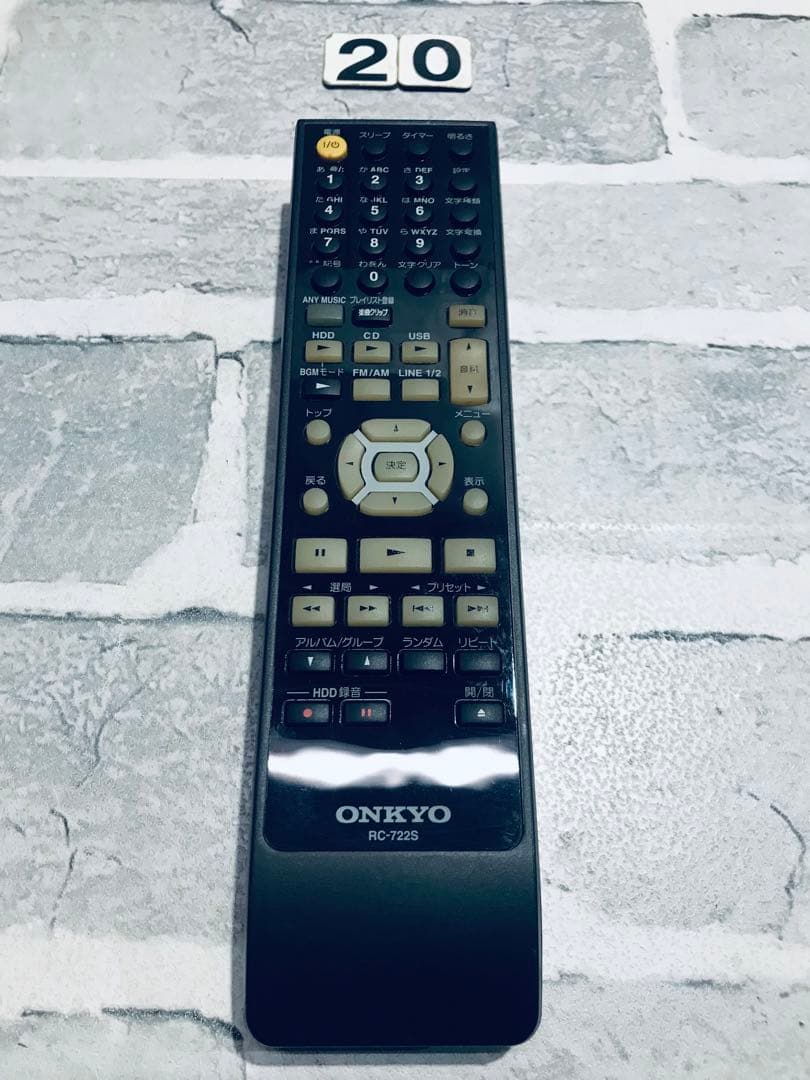 Remote Control For Tv ]Onkyo Rc-722S