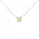 Tiffany Necklace 0.24Ct Fvy If