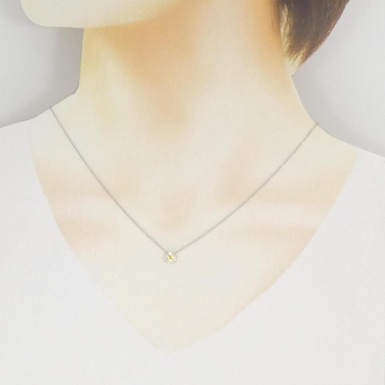 Tiffany Necklace 0.24Ct Fvy If