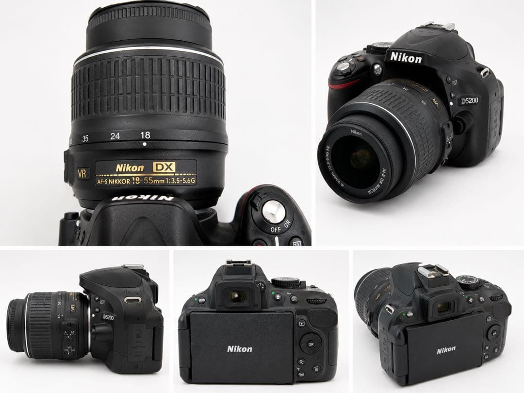 Nikon Digital Slrs D5200 Af-S Dx Nikkor 18-55Mm