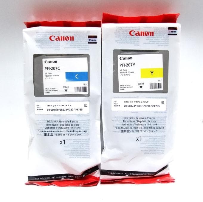 Ink Cartridge/Refilled Pfi-207C Pfi-207Y 2026