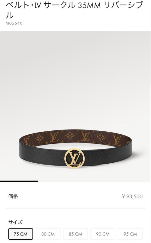 Louis Vuitton Belts