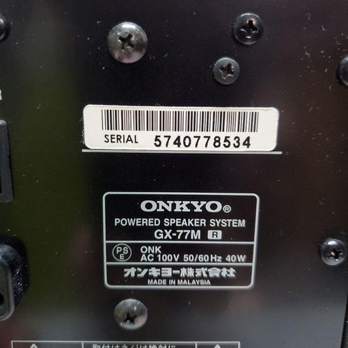 Onkyo Speaker Wavio Gx-77M(B)