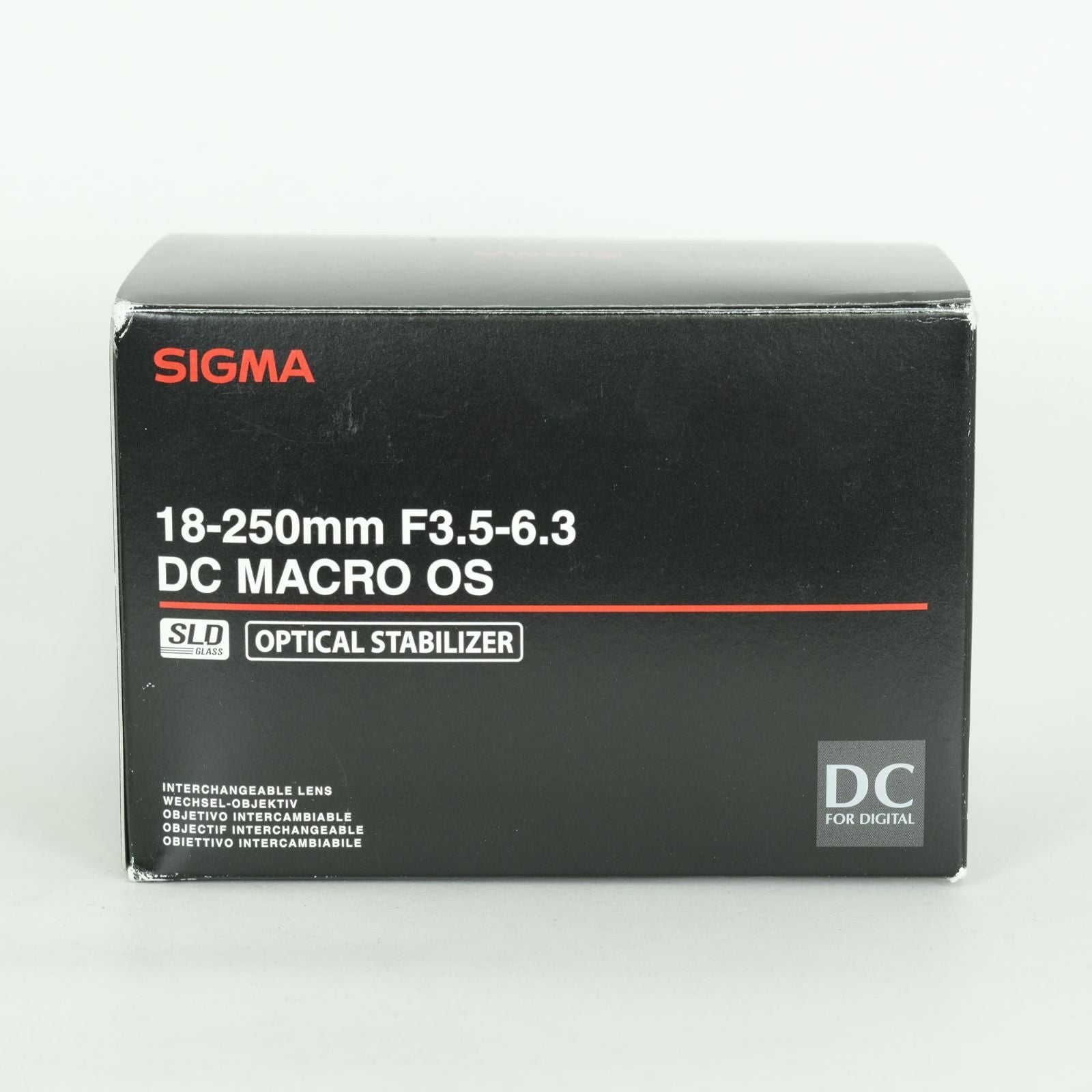 Sigma Lens (Zoom) 18-250Mm F3.5-6.3 Dc Macro Os Hsm F