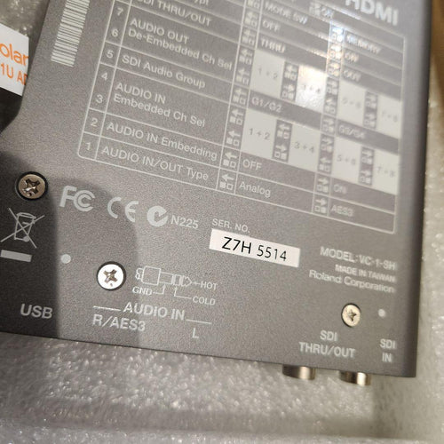 Roland Other Vc-1-Sh Sdi To Hdmi