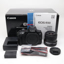 Canon Mirrorless Interchangeable Lips Eos R50 (Rf-S18-45) /Aps-C/ 375G