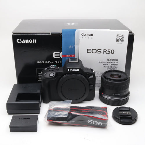 Canon Mirrorless Interchangeable Lips Eos R50 (Rf-S18-45) /Aps-C/ 375G
