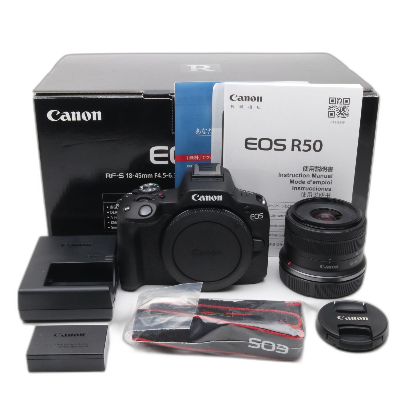 Canon Mirrorless Interchangeable Lips Eos R50 (Rf-S18-45) /Aps-C/ 375G