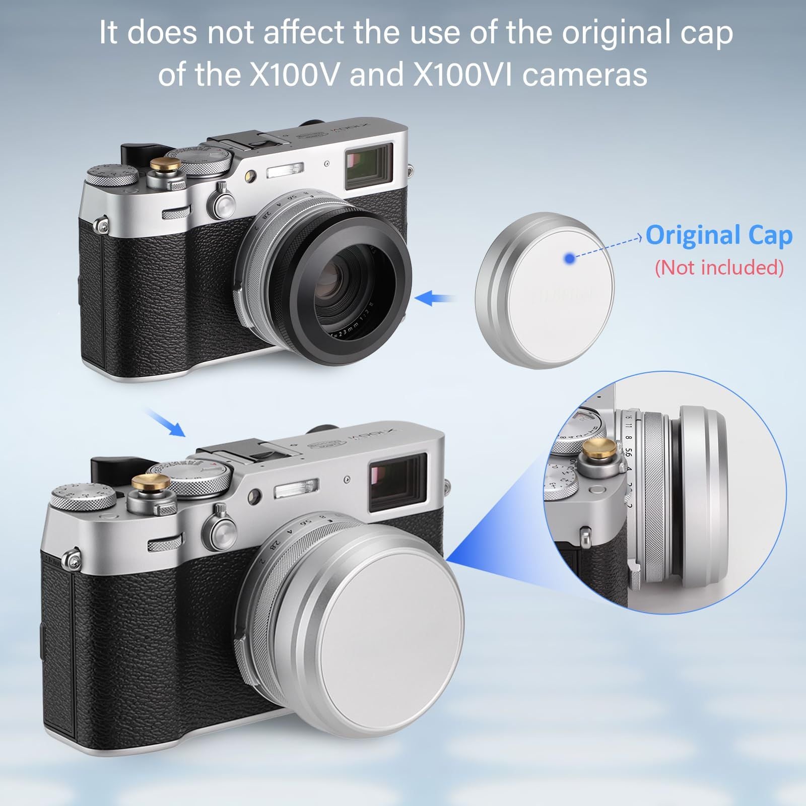 Others Haoge Lh-X51B 2 1 For Fujifilm X100Vi Fuji Finepix X100V