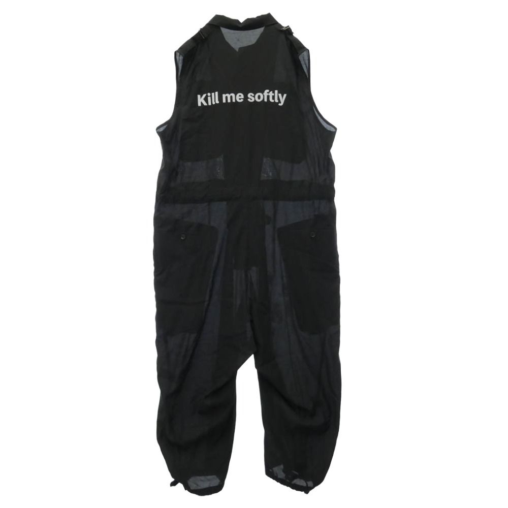 Overalls Yohji Yamamoto Pour Homme 26Ss Hp-I06-860 Cu/C Lawn Message Printed 1