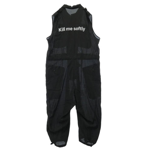 Overalls Yohji Yamamoto Pour Homme 26Ss Hp-I06-860 Cu/C Lawn Message Printed 1