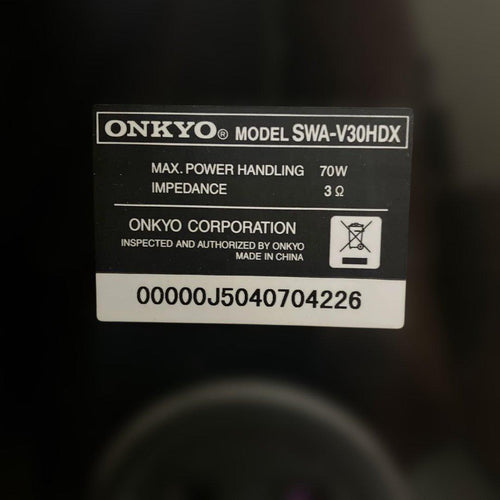 Onkyo Av Amplifiers 5.1Ch Sa-205Hdx