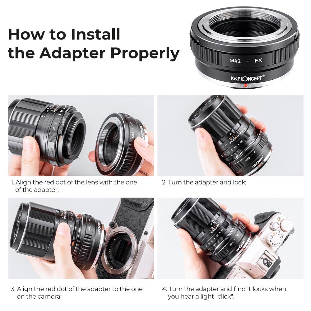 Autres M42 Fujifilm X M42-Fx Concept X-Pro1 X-T30 K&F