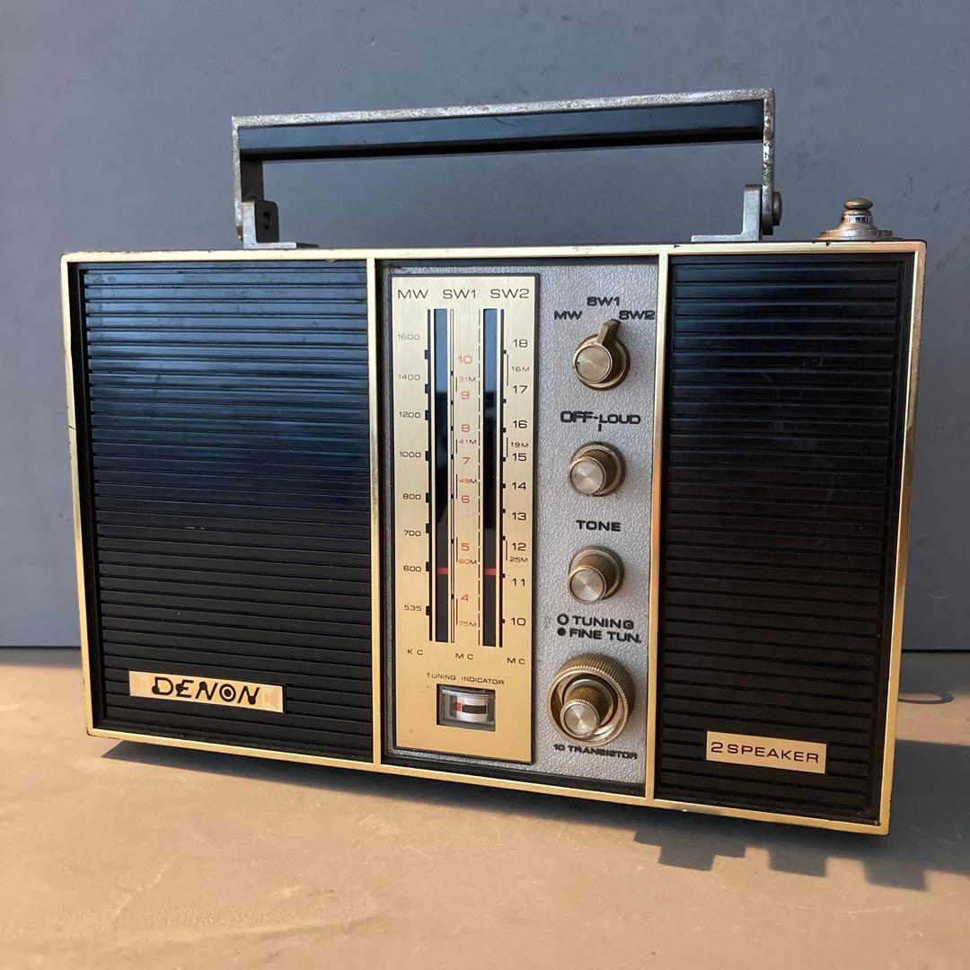 Radio And Boombox Denon T-80D 3Band 10Transistor