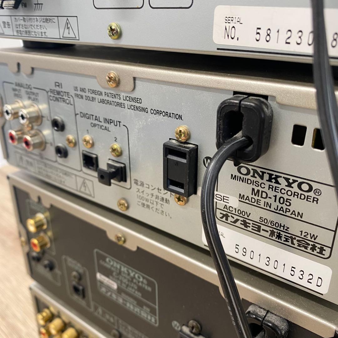 Onkyo Mini Component Systems A-909Ltd C-705Ltd Md-105 E883