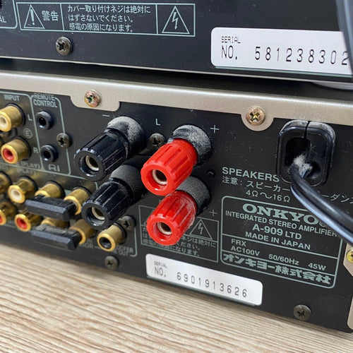 Onkyo Mini Component Systems A-909Ltd C-705Ltd Md-105 E883